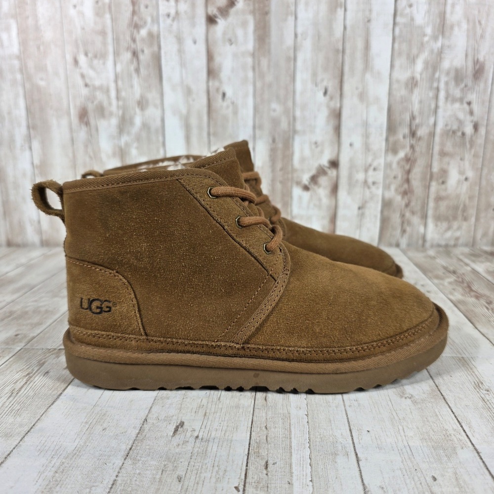 UGG Neumel Chestnut‎ Suede Lace Up Ankle Boots 1017320K Women